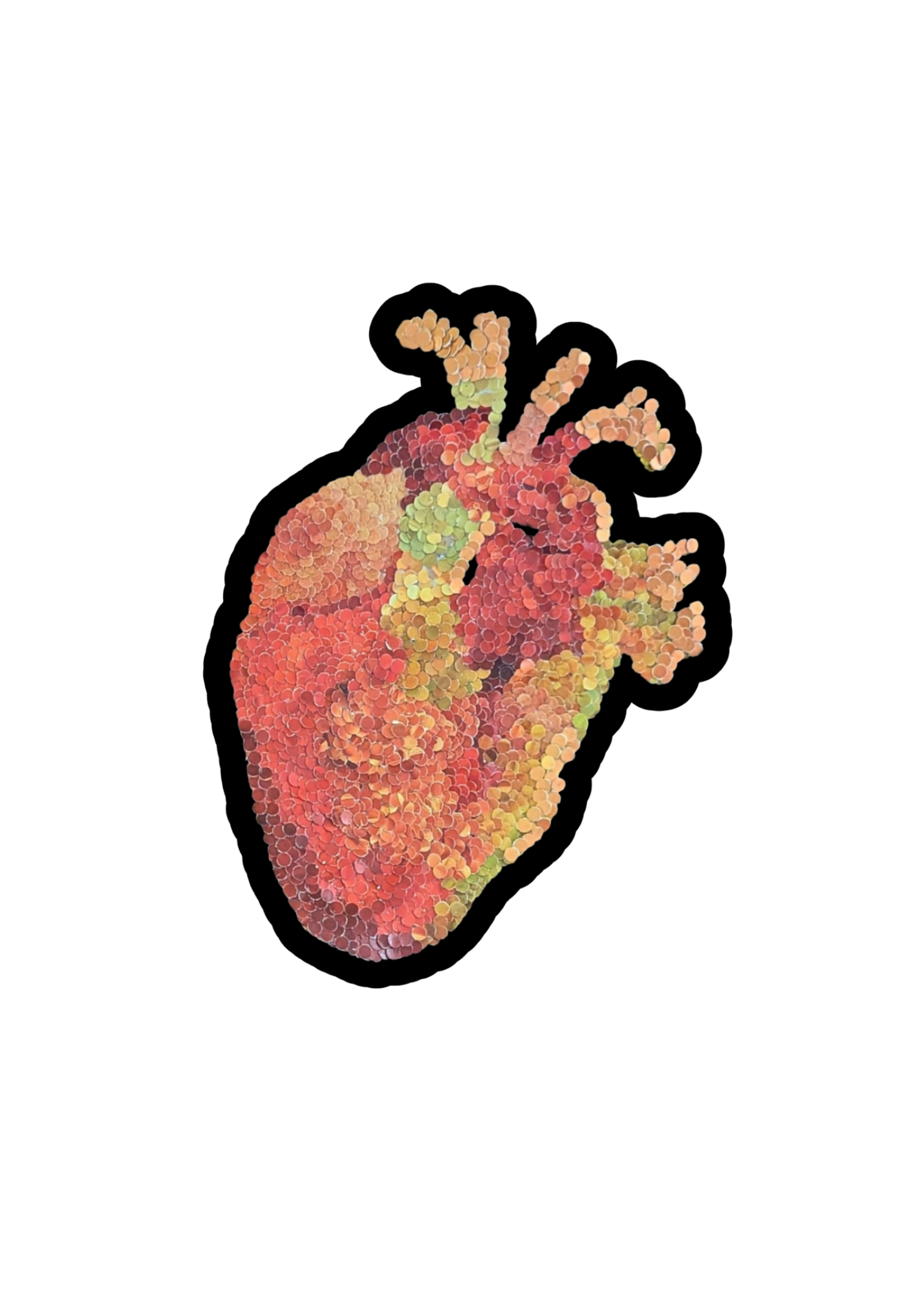 The Fool Heart Sticker