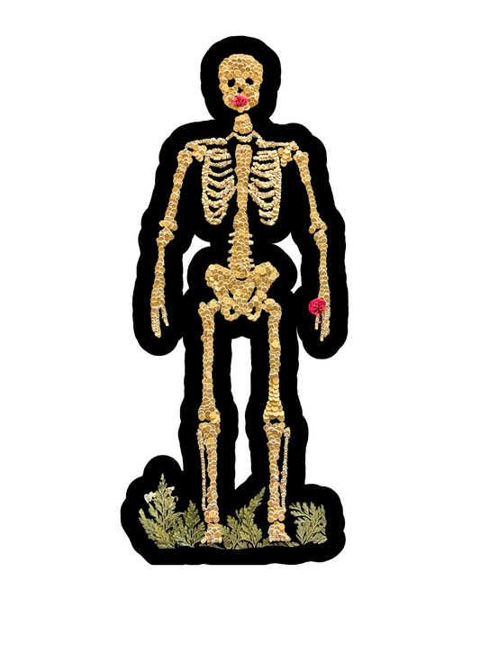 Death Skeleton Sticker